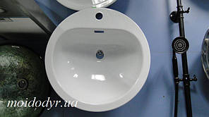 Умивальник (кухонний емальований мийка) Emalia Olkusz врізний 490 мм білий