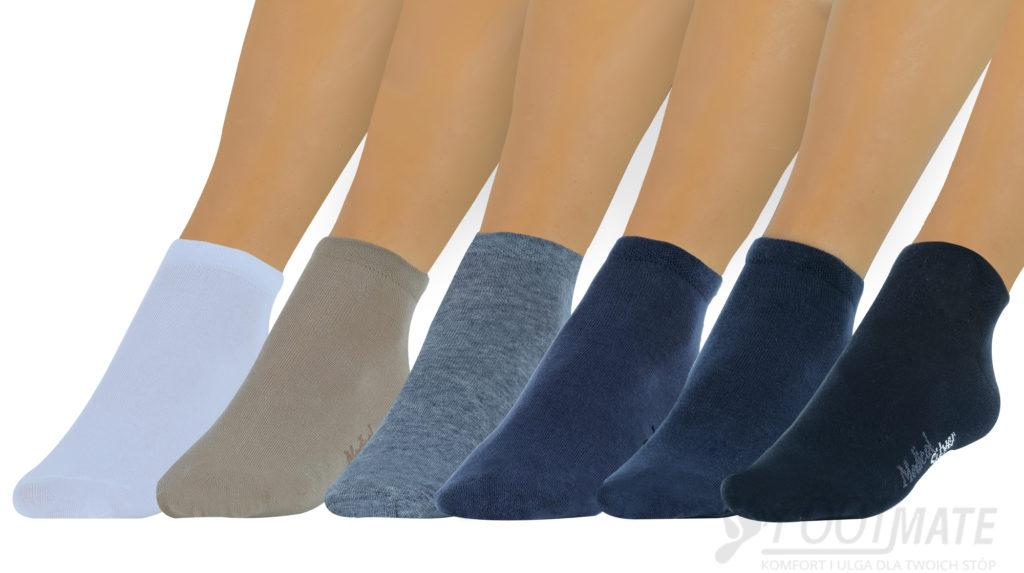 Діабетичні шкарпетки з сріблом FootMate Medical Silver низькі, чорні