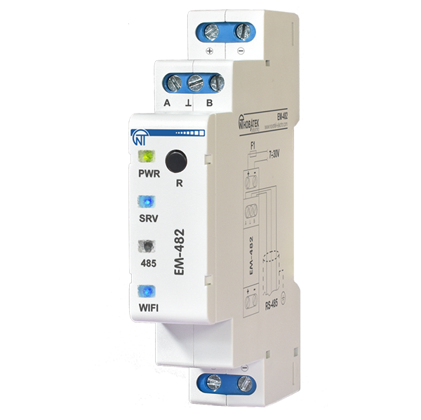 Контролер WEB-доступу до MODBUS обладнання EM-482 Новатек-Електро