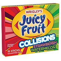 Жвачка Juicy Fruit Strawberry Watermelon sugar free 15 шт