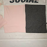 Світшот для дівчинки, з капюшоном Розміри 116, фото 3