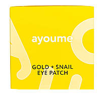 Гидрогелевые патчи с золотом и муцином улитки Ayoume Gold+Snail Eye Patch 60 шт (804142)