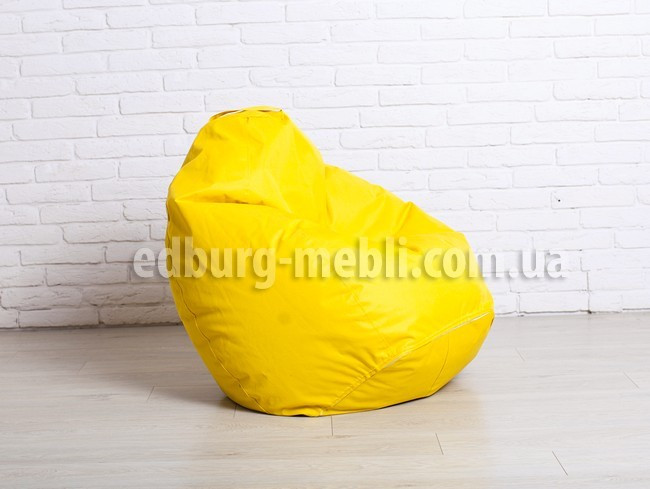 Крісло мішок груша середній  ⁇  жовтий Oxford