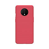 Nillkin Oneplus 7T Super Frosted Shield Red Чохол Накладка Бампер, фото 2