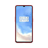 Nillkin Oneplus 7T Super Frosted Shield Red Чохол Накладка Бампер, фото 3