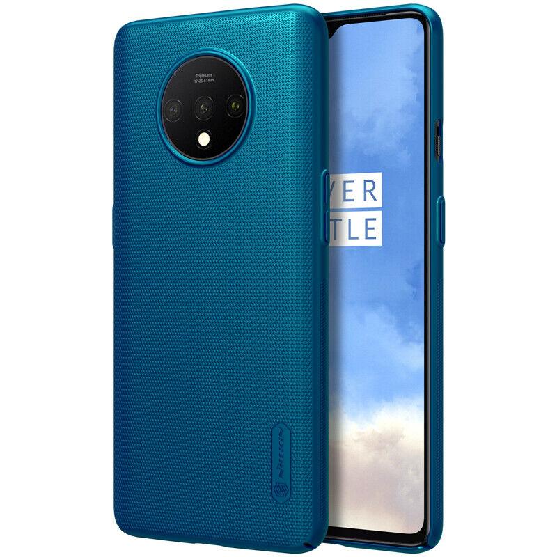 Nillkin Oneplus 7T Super Frosted Blue Shield Чохол Накладка Бампер