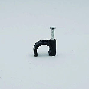 Скоба кріпильна з цвяхом КРУГЛАЯ/RIGHT HAUSEN/10 мм