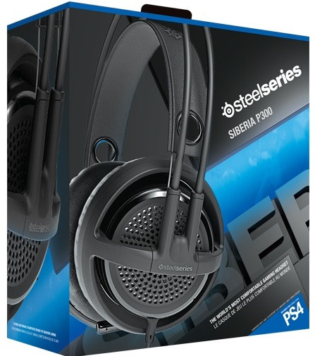 Наушники Steelseries Siberia P300 V3 Full Size Headset (PS4, черный) - фото 1 - id-p1116846383