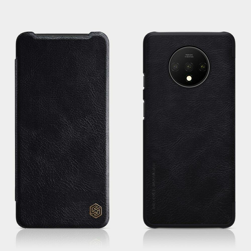Nillkin Oneplus 7T Qin leather Black case Шкіряний Чохол Книжка