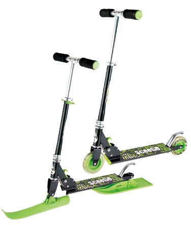 Самокат-скутер 2в1 Kidigo (ScooGo, Snow Scooter)
