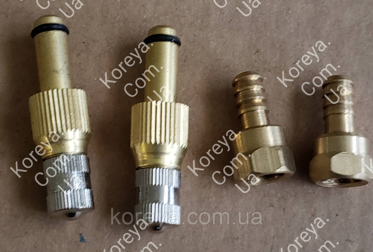 Комплект фітинга для підкачування пневмоподушок, кожну окремо, без шлангів, фото 1