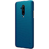 Nillkin Oneplus 7T Pro Super Frosted Blue Shield Чохол Накладка Бампер, фото 5
