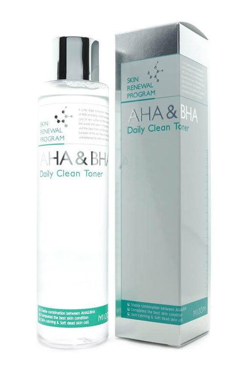 Очищаючий тонер з AHA і BHA кислотами MIZON Daily Clean Toner 150 мл (520589)