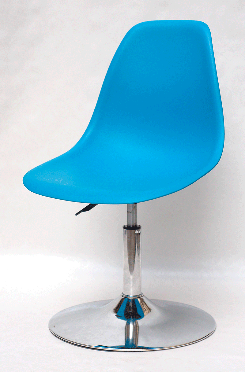 Стілець поворотний обідній Nik CH-BASE блакитний 51, дизайн Charles and Ray Eames, фото 1