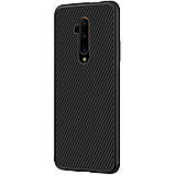Nillkin Oneplus 7T Pro Synthetic fiber Black Чохол Накладка Бампер, фото 3