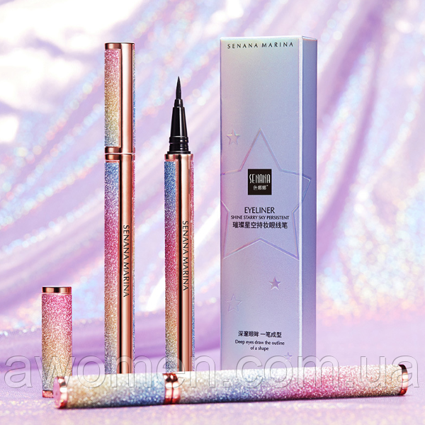 Подводка фломастер Senana Shine Starry Sky 0,8 ml - фото 1 - id-p1116900212