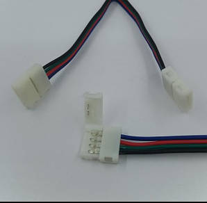 № 9 з'єднувач РДБ, 10 мм, дріт+2зажима RGB 70508 Китай