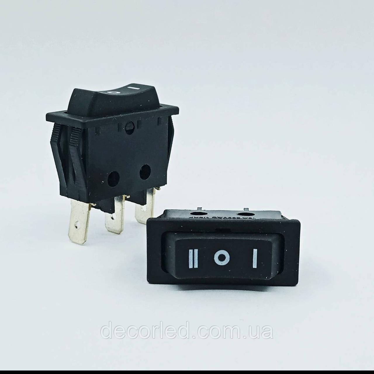 Кнопка без фіксації 3 положення 0139 Китай, фото 1