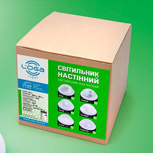 Світильники під лампу пластик/TM LOGA/"кол-е скло"