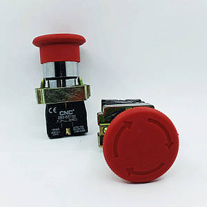 CNC /грибок з фіксацією LAY5-ВS542 червона, 1NC(10033)