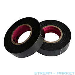 Ізоляційна стрічка ПВХ 19х0.13мм*30 м чорний 81217 Vongle