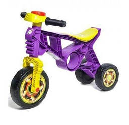 Дитячий толокар - беговел мотоцикл Orion для штовхання ногами, фіолетовий