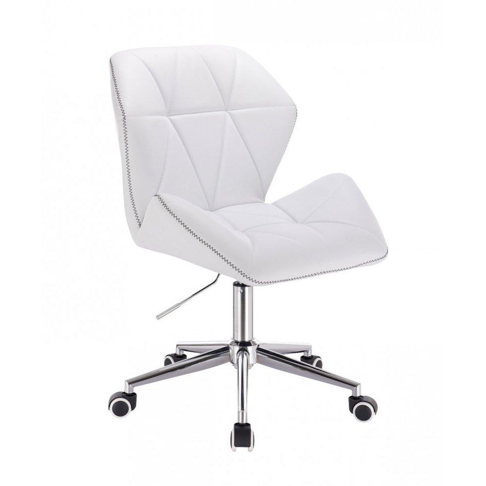 Перукарське крісло на пневматиці Hrove Form HR212 білий кожзам, фото 1