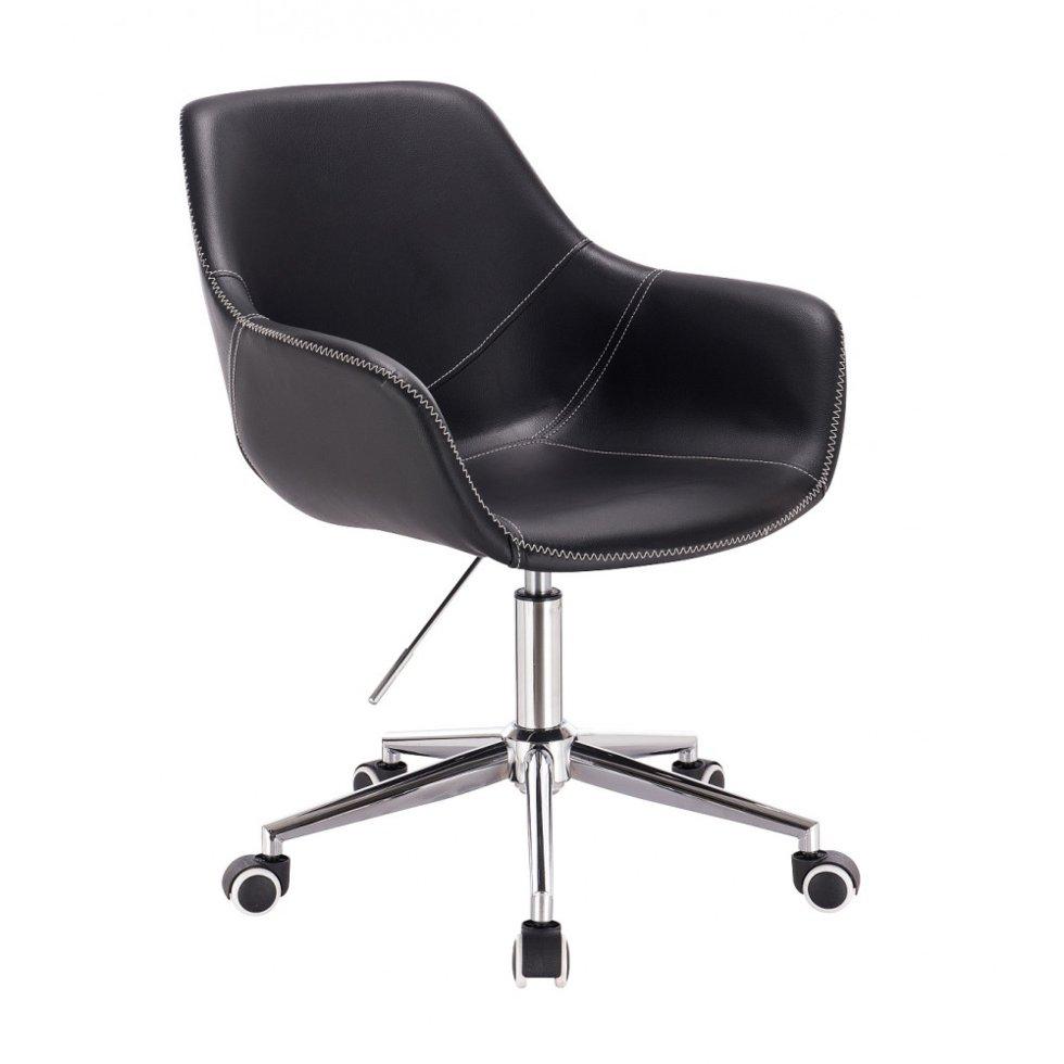 Перукарське крісло на пневматиці Hrove Form HR876K чорне на колесах, фото 1