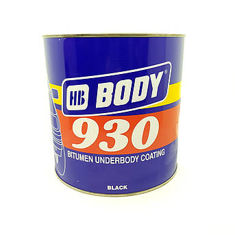 Антикорозійна і антигравійна мастика BODY 930 2,5 кг, фото 1