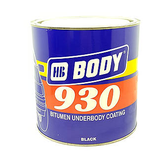 Антикорозійна і антигравійна мастика BODY 930 2,5 кг, фото 4