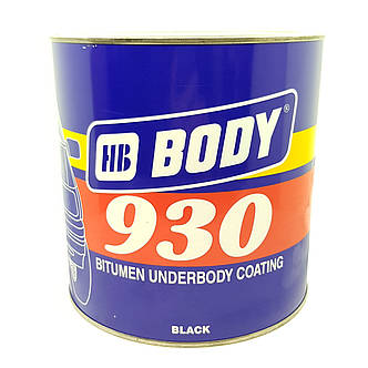 Антикорозійна і антигравійна мастика BODY 930 2,5 кг, фото 3