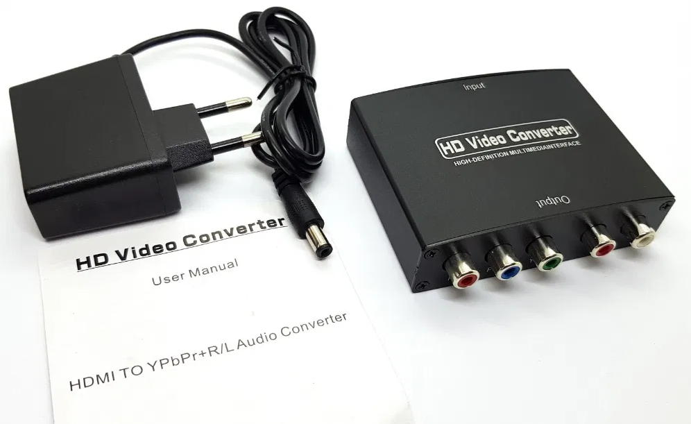 Конвертер перехідник HDMI -> компонентний YPbPr+audio