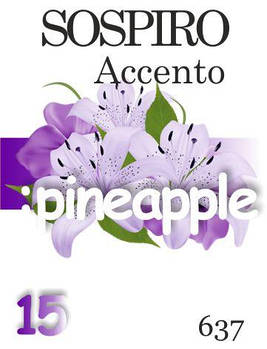 Парфумерна олія (637) версія аромату Соспиро Accento — 15 мл композит у ролоні