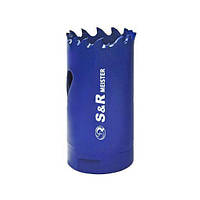 Біметалічна кільцева пила S&R Meister 35 мм по сталі, нержавіючій сталі, дереву, пластику.