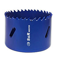 Біметалічна кільцева пила S&R Meister 65 мм по сталі, нержавіючій сталі, дереву, пластику.