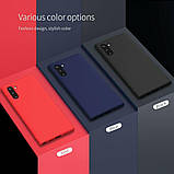 Nillkin Samsung Galaxy Note 10 Rubber-wrapped Protective Case Blue Гумовий, фото 6