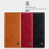 Nillkin Samsung Galaxy Note 10 Qin leather Black case Шкіряний Чохол Книжка, фото 5