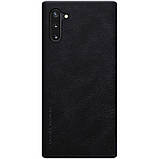 Nillkin Samsung Galaxy Note 10 Qin leather Black case Шкіряний Чохол Книжка, фото 2