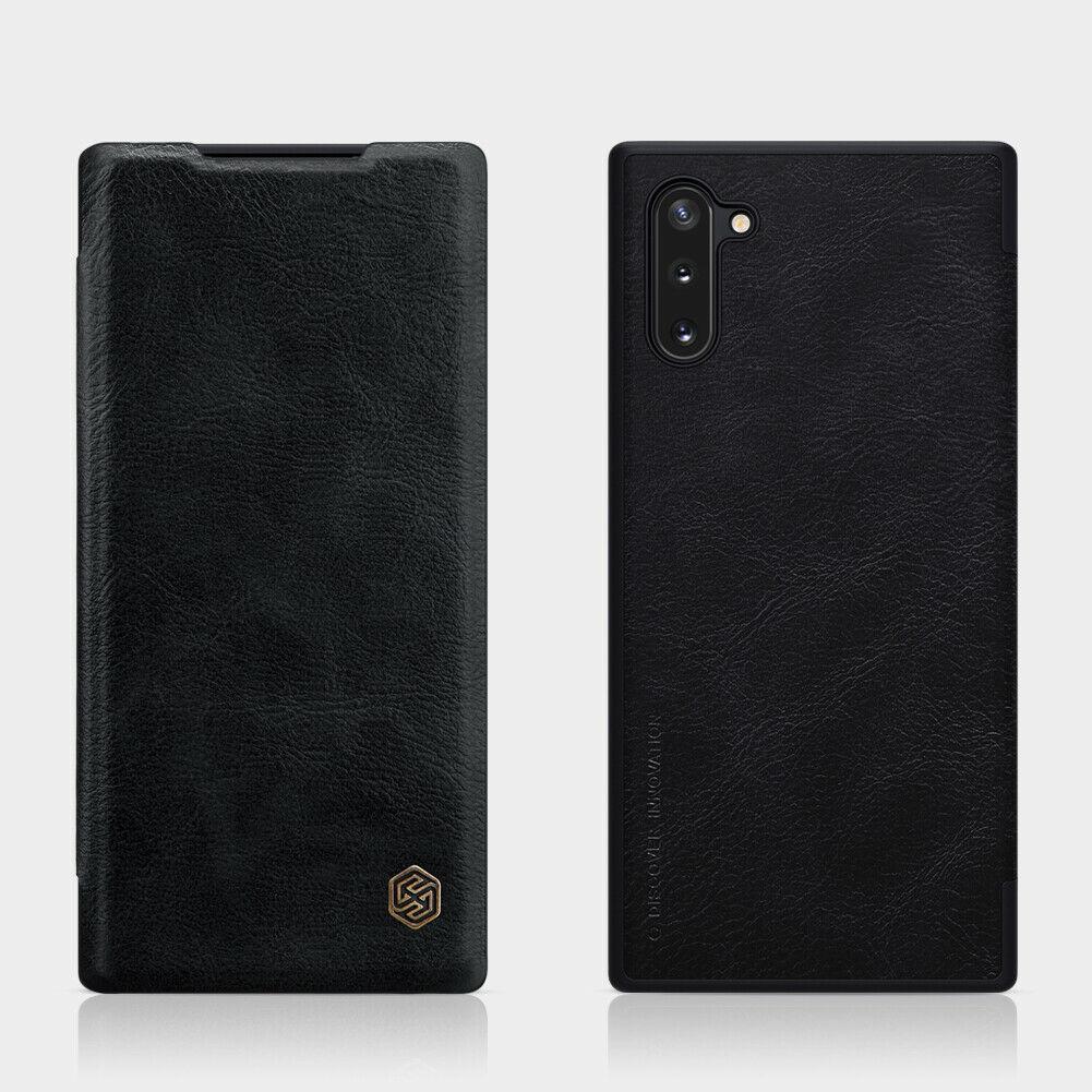 Nillkin Samsung Galaxy Note 10 Qin leather Black case Шкіряний Чохол Книжка
