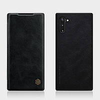 Nillkin Samsung Galaxy Note 10 Qin leather Black case Шкіряний Чохол Книжка