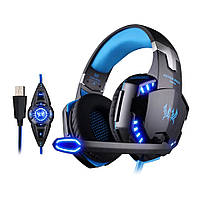 Навушники Kotion Each G2200 7.1 Vibration Surround Sound Black/Blue USB