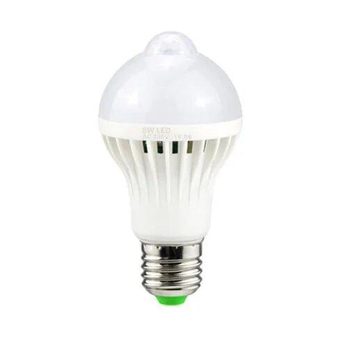 Лампа світлодіодна з датчиком руху E27, 12 LED 5 Вт
