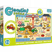 Пазли Trefl Baby Гіганти Будівельний майданчик 12 елементів 90755