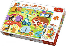 Пазлы Trefl з віконечками На фермі 36 елементів 14271