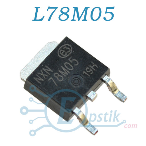 L78M05 стабилизатор напряжения 5В 500мА TO252: продажа, цена в ...