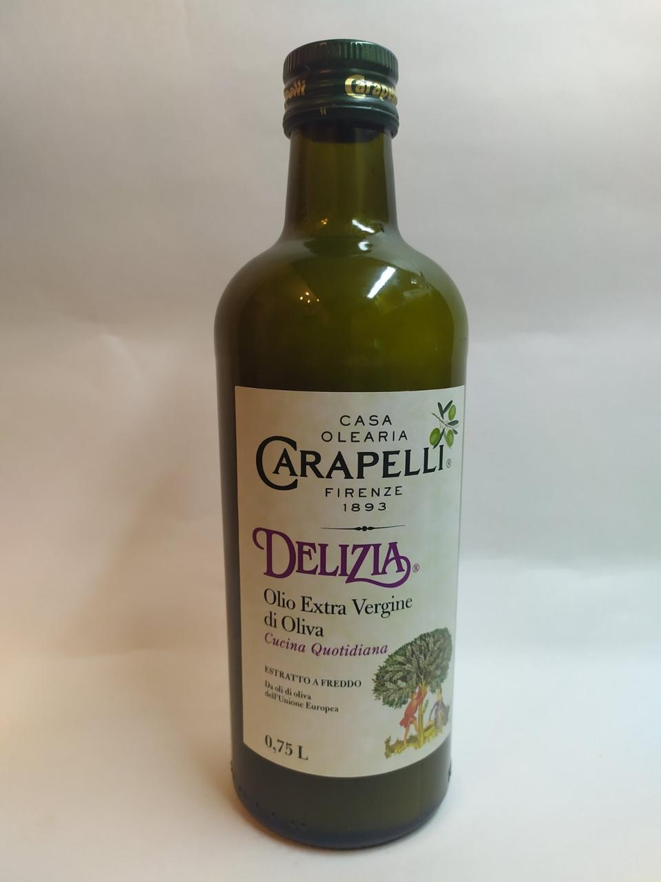 Оливкова олія Carapelli 750 мл. Olio Extra Vergine.