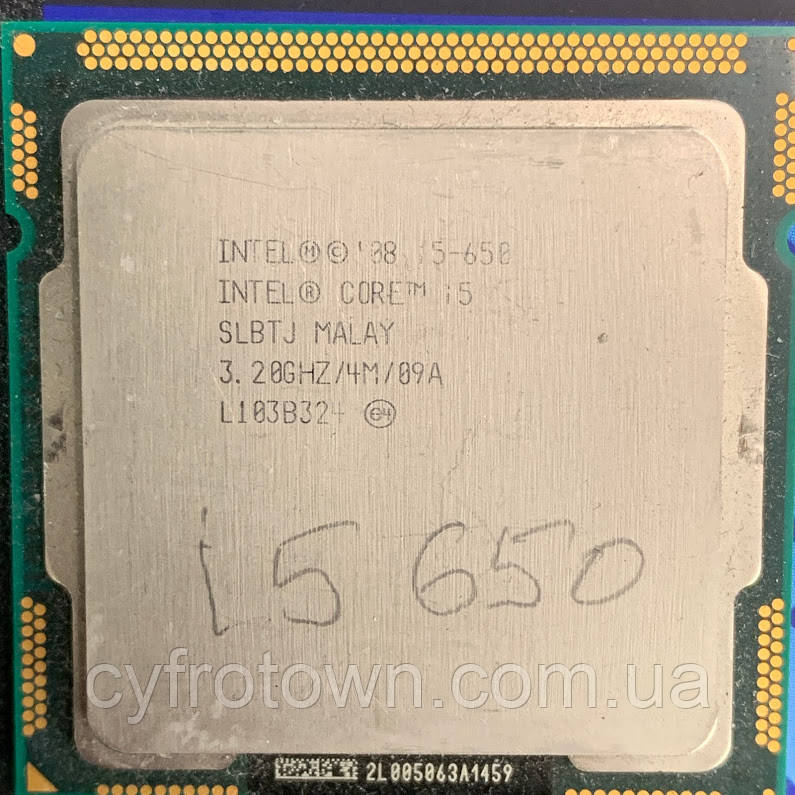 Процессор Intel Core i5 650 2(4)x3.2GHz 4mb cache s1156
