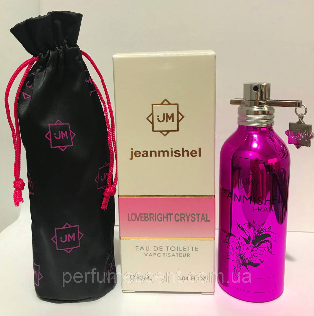 Жіноча парфумована вода jeanmishel Love Bright Crystal 90ml