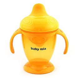 Поїльник-непроливайка дитячий Baby Mix RA-C1-1711 200 ml, помаранчевий