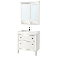 IKEA Комплект мебели для ванной HEMNES / ODENSVIK ( 593.044.67)